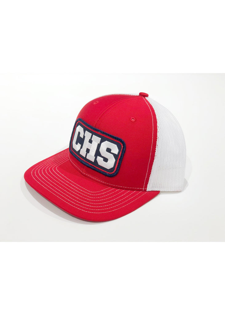 Jordan Lash Charleston CHS Trucker Hat | Red and White - Jordan Lash Charleston