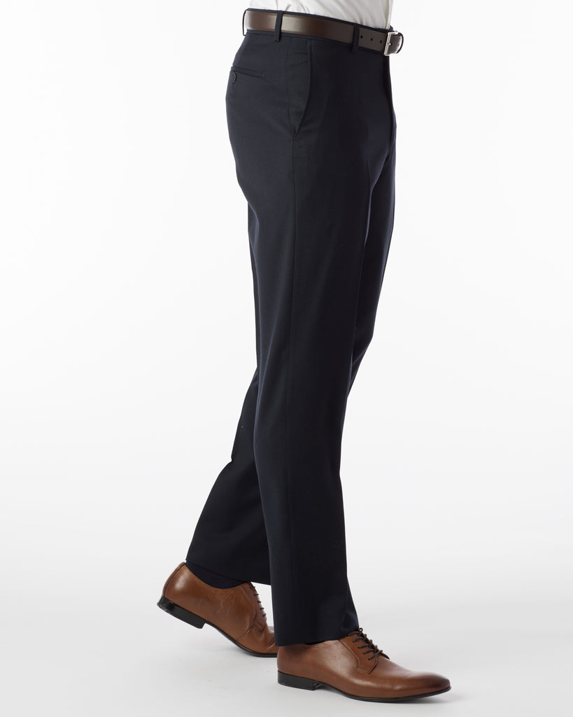 Ballin Super 120's Comfort Eze Gaberdine Soho Dress Pants | Navy Blue - Jordan Lash Charleston